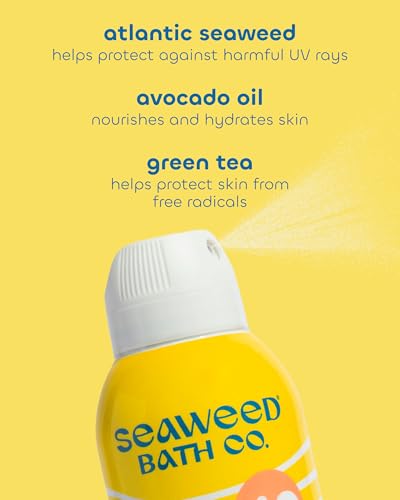 Seaweed Bath Co. Clear Guard SPF 40 Sport Broad Spectrum Sunscreen, 6 oz