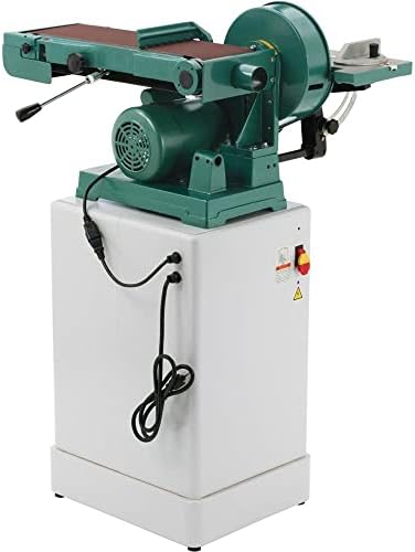 Grizzly Industrial G1014ZX - 6" x 48" Belt/9" Disc Combo Sander with Cabinet Stand