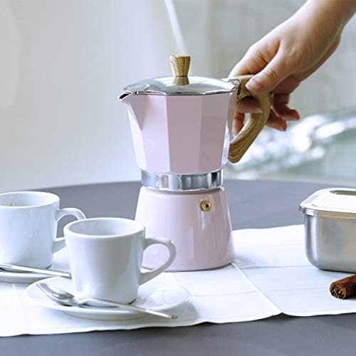 Gary Valenti VEZ006/IND/PINK Venezia Coffee Maker 300 ml Induction, pink