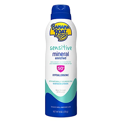 Banana Boat Spf#50+ Simply Protect Sensitive Spray, 6 Ounce