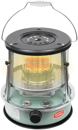 9000 BTU Portable Kerosene Heater, 2600W Lightweight Kerosene Stove for Indoor & Outdoor Use, Non Electric Heater for Survival Emergency, Fishing, Hunting, Hiking