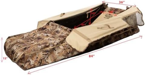 Rig'Em Right Outdoors X-Factor Layout Blind, Gore Optifade Marsh