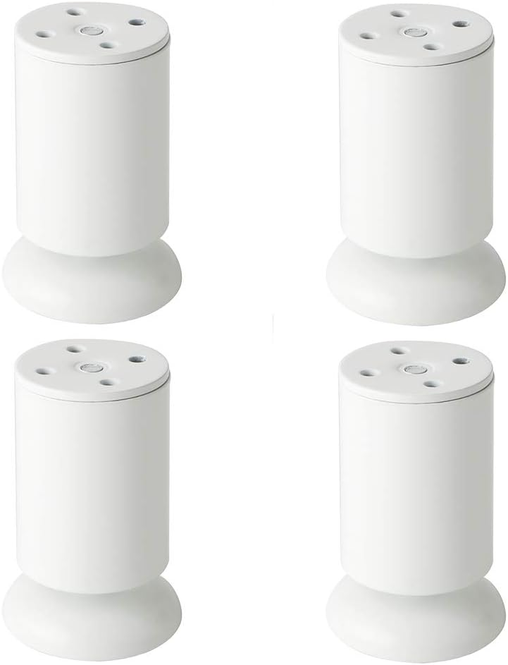 Alise White Sofa Legs Cabinet Legs Table Chair Furniture Legs,Pack of 4