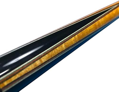 Meucci SB2-N Handcrafted Billiards Pool Cue Stick w/PRO Shaft - Natural Stain + Hard CASE