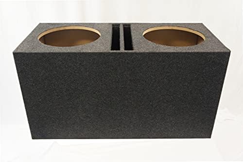 Dual 15" Inch Ported Sub Box SPL Bass Labyrinth Vent Subwoofer Enclosure | Competition low-end punch, holds 2 large drivers