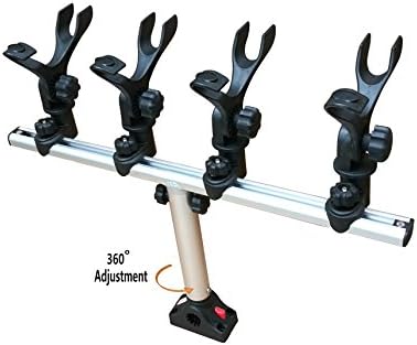 Brocraft Crappie Rod Holder System with Deck/Side Mount/Spider Rigging