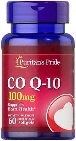 Puritan's Pride Coenzyme CoQ10 100mg, 240 Rapid Release Softgels