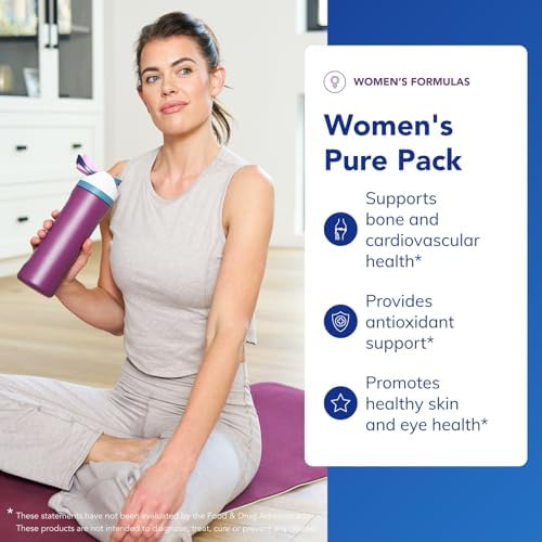 Pure Encapsulations Women's Pure Pack - for Women Over 40 - Bone, Heart, Eye & Breast Health* - with Calcium, DHA
