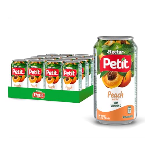 Petit Pineapple Nectar, 330 ml Cans (Pack of 24) – Refreshing Tropical Fruit Juice Beverage
