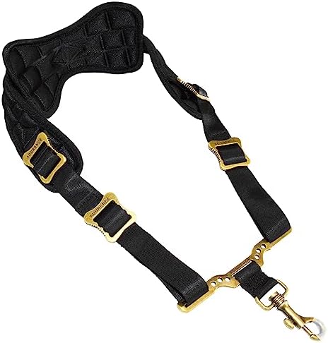 adorence Saxophone Neck Strap with Removable Washable Neck Pad - H04 Black