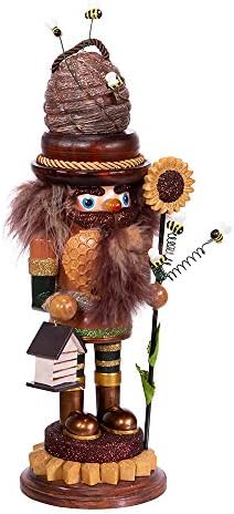 Kurt S. Adler 15-Inch Hollywood Bee Keeper Nutcracker, Multicolor