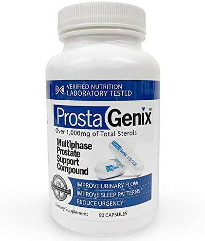 ProstaGenix Multiphase Prostate Supplement Capsule - 3 Bottles - Over 1 Million Sold - End Nighttime Bathroom Trips, Urgency, Frequent Urination.