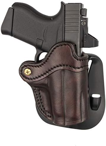 1791 Optic Ready Paddle Holster Fits Glock 43X, 43, 48, FN Reflex, Sig P365