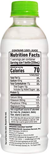 Harmless Harvest Organic Coconut Water, 32 Oz Bottle