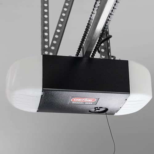 Genie Chain Drive 550 Garage Door Opener, Heavy Duty Chain Drive Opener, Model 2035-TKO | Heavy Duty Chain Drive, Durable Rail, 2 Remotes