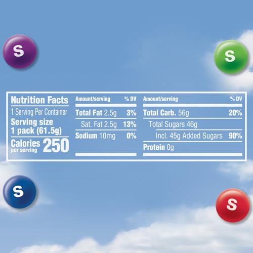 SKITTLES Wild Berry Chewy Candy, Full Size, Bulk Box, 36 Pack, 2.17 oz | Chewy wild berry fruity candy full size packs individually wrapped for movie nights, party favors, snacks, road trip, bulk