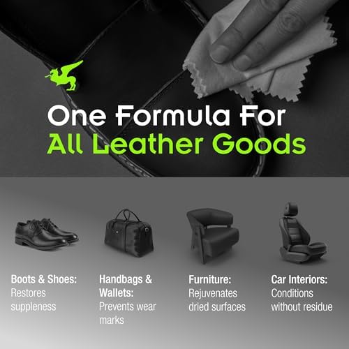 Griffin Leather Conditioner Restorer & Polish, 4 oz | Deep conditioning balm for boots, shoes