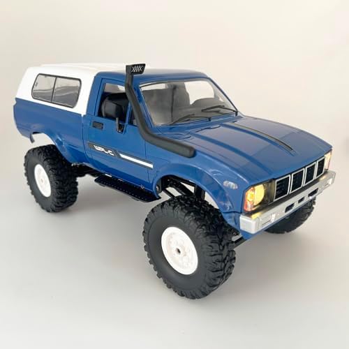 RC Crawler WPL C24 RC Rock Crawler RC Truck 4x4 1/16 Scale All Terrain | Remote Control Pickup Off Road RTR with 2.4 GHz Proportional Throttle