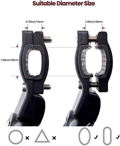 UHACKER Adjustable Bike Kickstand Aluminum Rear Side Bicycle Stand for Bike 22"-26"