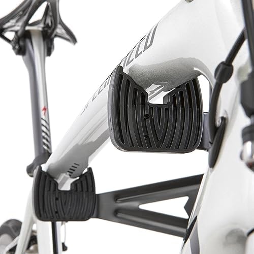 Feedback Sports Velo Wall Rack Bike Hangar Mount Storage, Adjustable Arms | Great for garage, apartment or shed storage; soft rubber contact points protect frames and supports bikes up to 70 lb