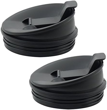 [2-Pack] Replacement Sip & Seal Spout Lids Compatible with Nutri Ninja Auto-iQ Blenders, Replaces Part 408KKU641, Fits BL480, BL490, BL640
