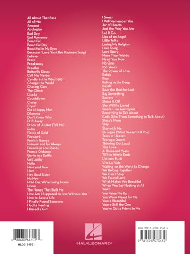 101 Hit Songs for Alto Sax | Pop and Rock Saxophone Sheet Music Collection | Songbook for Intermediate and Advanced Players | Popular Music for Alto