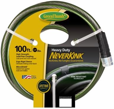 773309 Neverkink Garden Hose, Heavy-Duty, 5/8 in. X 100 ft. - Quantity 3
