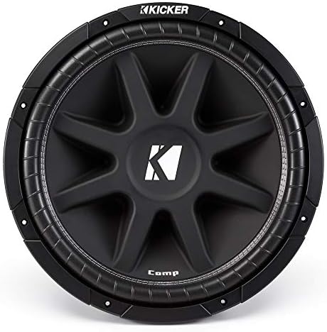 KICKER Comp 15-inch (38cm) Subwoofer, 4-Ohm, RoHS Compliant | Deep low-end punch, ported or sealed box ready, factory system upgrade