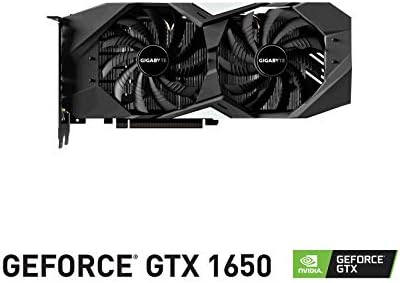 GIGABYTE Gv-N1650OC-4GD GeForce GTX 1650 OC 4G Graphics Card, 2X Windforce Fans, 4GB 128-Bit GDDR5, Video Card