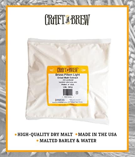 Craft a Brew - Dry Malt Extract for Brew Kit - All Purpose Base Extract - 1 Pound Bavarian Wheat - For Any Beer Style - Effective Fermentation