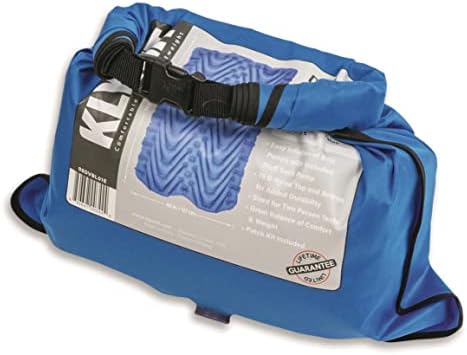 KLYMIT Double V Inflatable Sleeping Pad | Thick, Lightweight, Easy to Inflate, Foldable Air Bed Mattress for Camping & Backpacking
