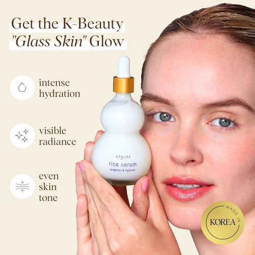 SpaLife Beauty Pearl Hyaluronic Acid Serum & 24k Gold Anti Aging Serum | AM/PM Facial Routine Duo | Deep Collagen Hydrating Treatment | Firming