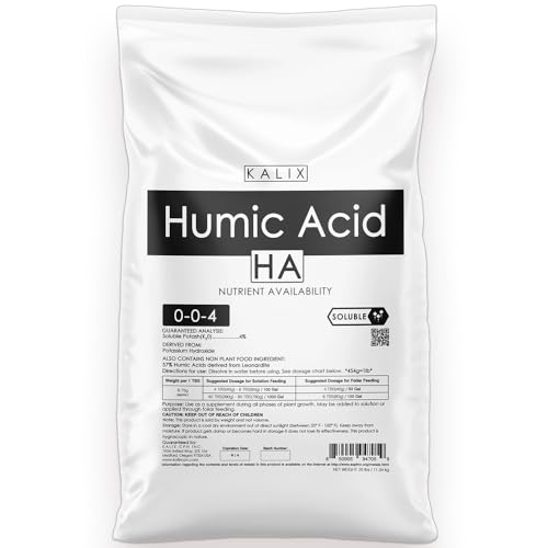 KALIX Humic Acid Fertilizer | Water-Soluble Organic Soil Conditioner for Root Growth & Nutrient Uptake | Improves Soil Structure & Plant Health