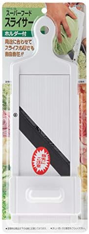 Shimomura Kougyou SFS-102 Slicer with Holder, Adjustable Thickness, 0.03-0.12 inches (0.8-3.0 mm), Cabbage, Julienne, Tomato Slice, Made in Niigata