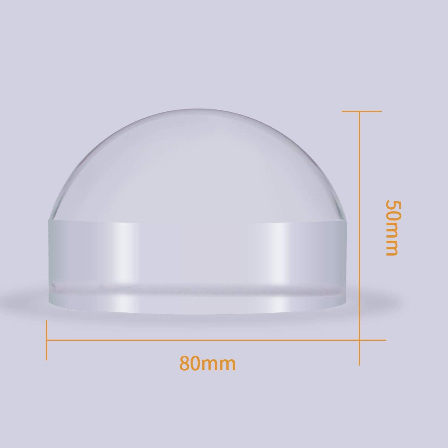 Dandelion 6X Dome/Paperweight Magnifier w/Pouch Table Magnifying | Diameter 2.5 inches,magnifying glass paperweight,reading magnifier for books,Suitable for viewing maps, blueprints
