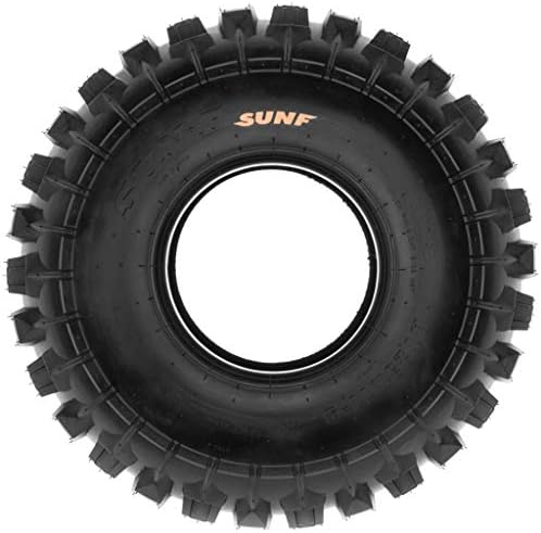 SunF XC ATV UTV Knobby Sport Tires 22x10-9,6 PR Tubeless A027, Set of 2