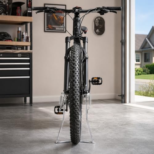 BESPORTBLE Bike Kickstand Adjustable Center Mount Double Stand Folding Bicycle Stand Support Rear Mount for Mountain Bike Bicycles Adult