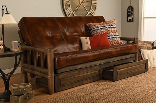 Leather 6000 Series Futon Mattresses Vertical Innerspring Full Size (Java)