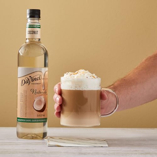 DaVinci Gourmet Naturals Coconut Syrup, 25.4 Fluid Ounces (Pack of 1)