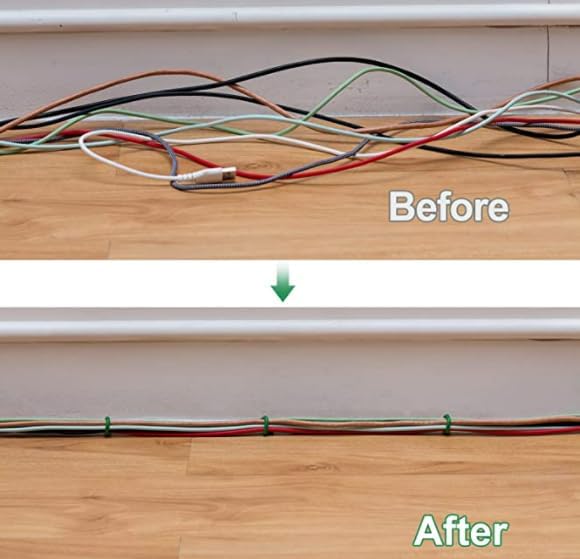 Soft Plant Ties, Garden Ties TPR Flexible Durable Heavy Duty Twist Wire for Twine Tomato Branches Vines and Tying Up Cable Wires (Green) (50ft, 0.2in)