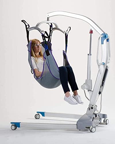 Patient Aid Full Body Mesh Patient Lift Sling for Safe Transfers | 110-200 lb Capacity | Breathable Mesh Fabric | Full Body Support | Hoyer Safe Lifting for Elderly & Bariatric