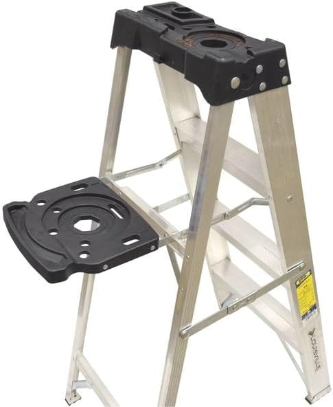 Louisville Ladder 2-Foot Aluminum Step Stool Industrial, 300-Pound Load Capacity, Type IA, AS3002