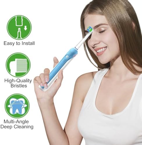 Replacement Toothbrush Heads Compatible with Braun Oral B