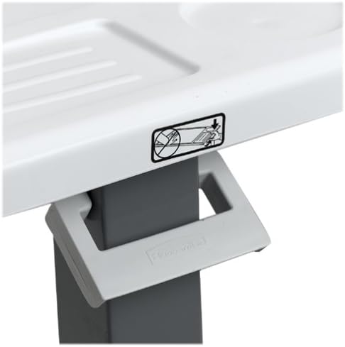 Carex Rolling Overbed Table, Hospital Bed Table, Laptop Tables for Recliner, Bed, Bedside and Sofa, Computer Tables, Hospital Tray