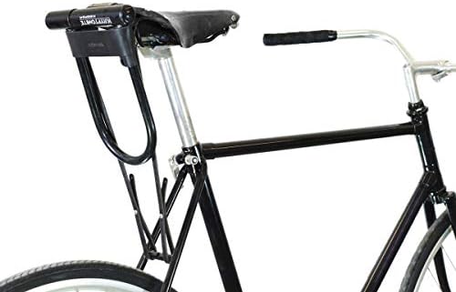 oopsmark U-Lock Holster for Kryptonite Bicycle Locks; Leather D-Lock Holder for More Quiet Bike Ride