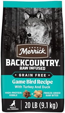 Merrick Backcountry Dry Dog Food Great Plains Red Recipe 4 lb Bag