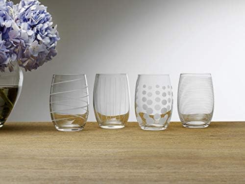 Mikasa Cheers Bordeaux Wine Glass, Set of 4, 24 Ounce, Clear