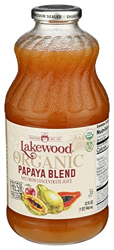 Lakewood Organic Fresh Blends Papaya (1 X 32 FL OZ)