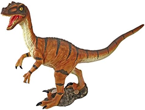 Design Toscano Velociraptor Scaled Dinosaur Statue