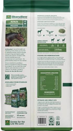 Standlee Premium Alfalfa Pellets for Horses, 40 lbs